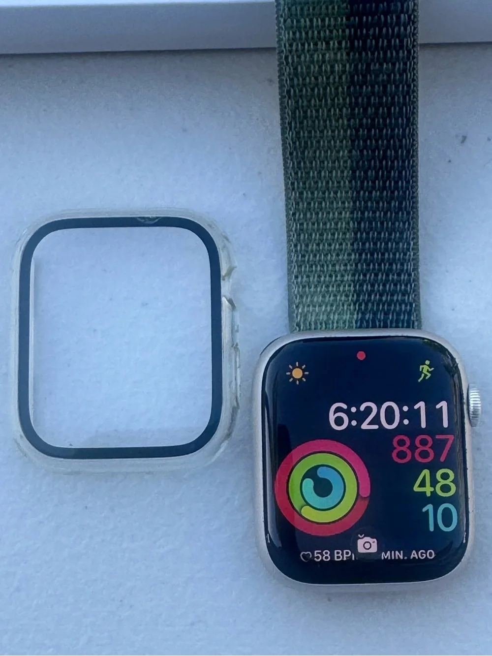 Apple Watch Series 7 Aluminum Case 45mm w/ Charging Cable & 2 Watch bands